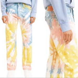 Levi’s 501 ‘93 Straight Tie Dye Button Fly Jeans